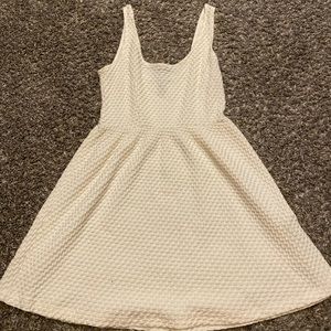 Cream fashion dress